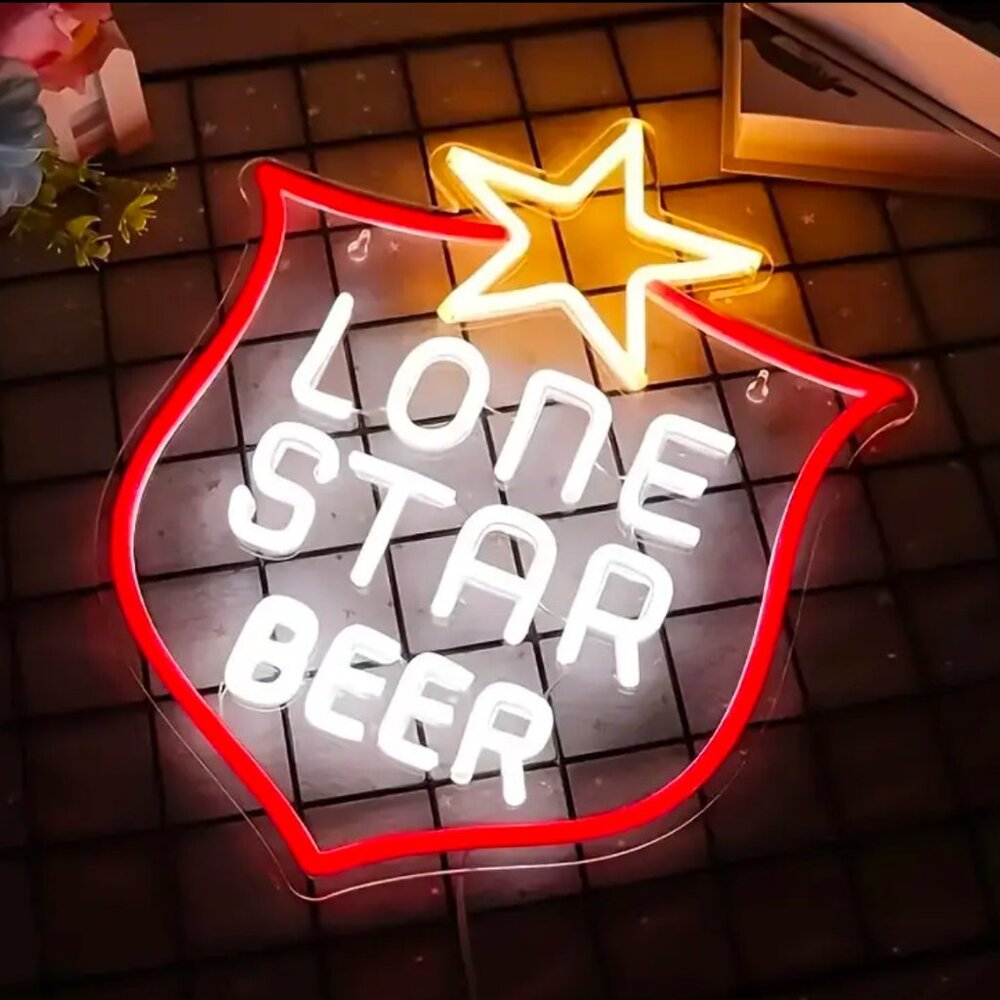 LONG STAR NEON LED SIGN - Picture 3 of 4